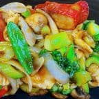 Best 117. Chicken pork w. Mixed Vegetables Combo 什菜鸡叉烧 in Rapid City, SD